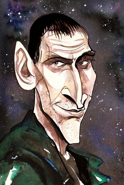 Christopher Eccleston as Doctor Who by Neale Osborne